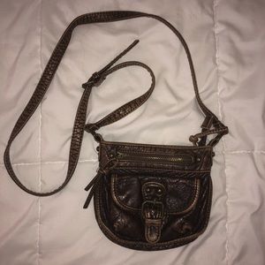 Garage Brown Small Purse